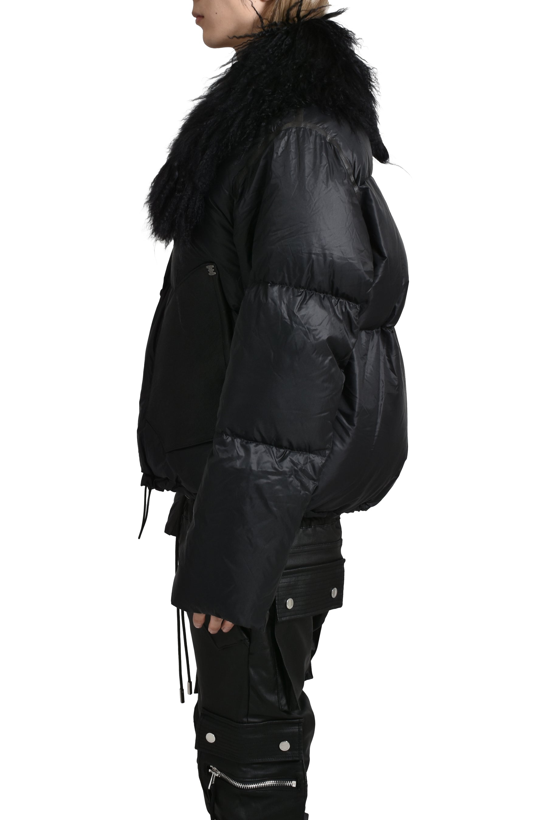 "MEPRISANT" SHORT DOWN JACKET / BLK