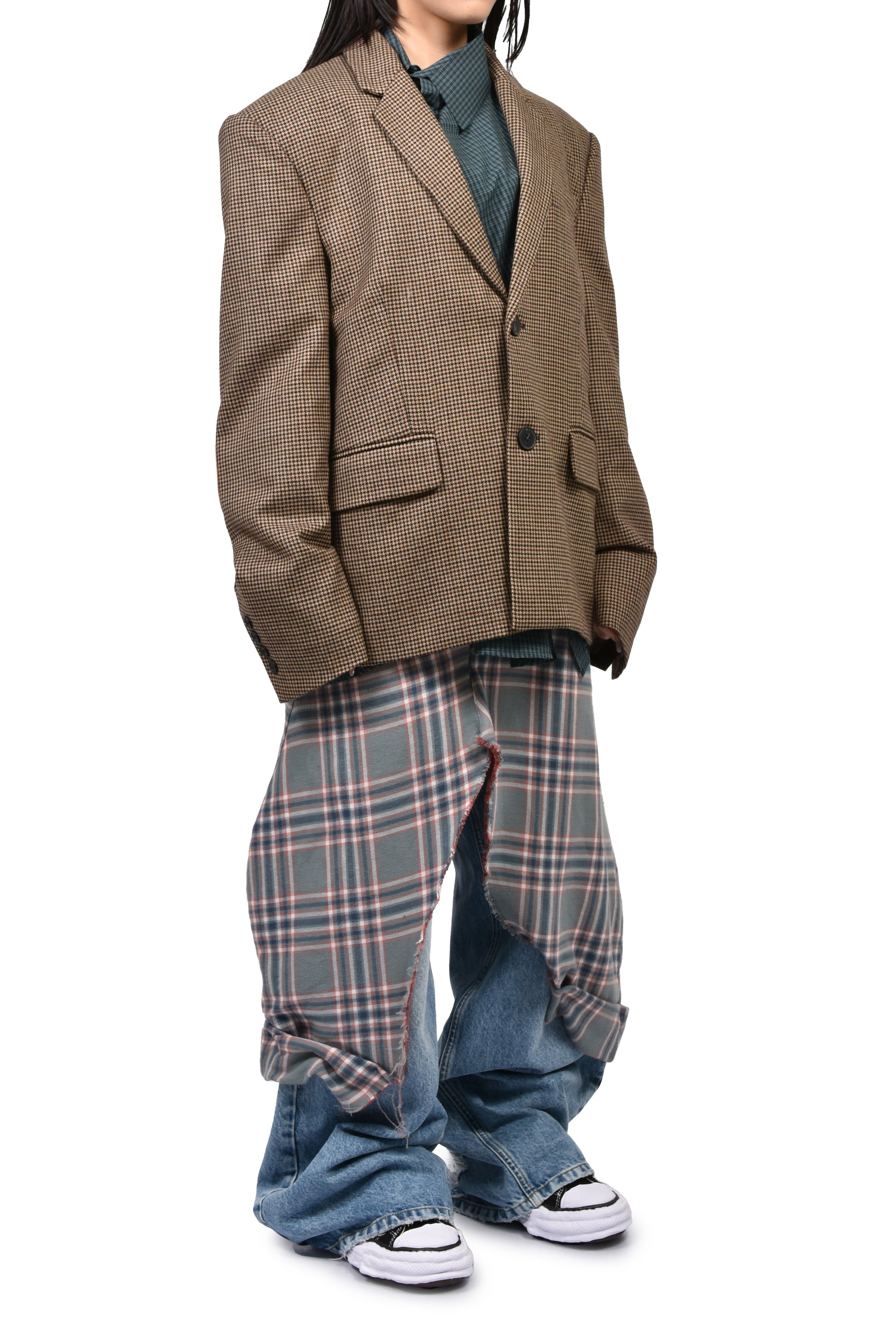 PROFESSOR'S BLAZER / BRWN CHECKED
