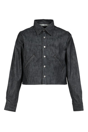 RH CROPPED DENIM SHIRT / RAW IND
