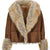FUR TRIM COAT / BRW
