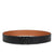ANAGRAM REVERSIBLE 4CM BELT / BLK TAN PALLADIUM