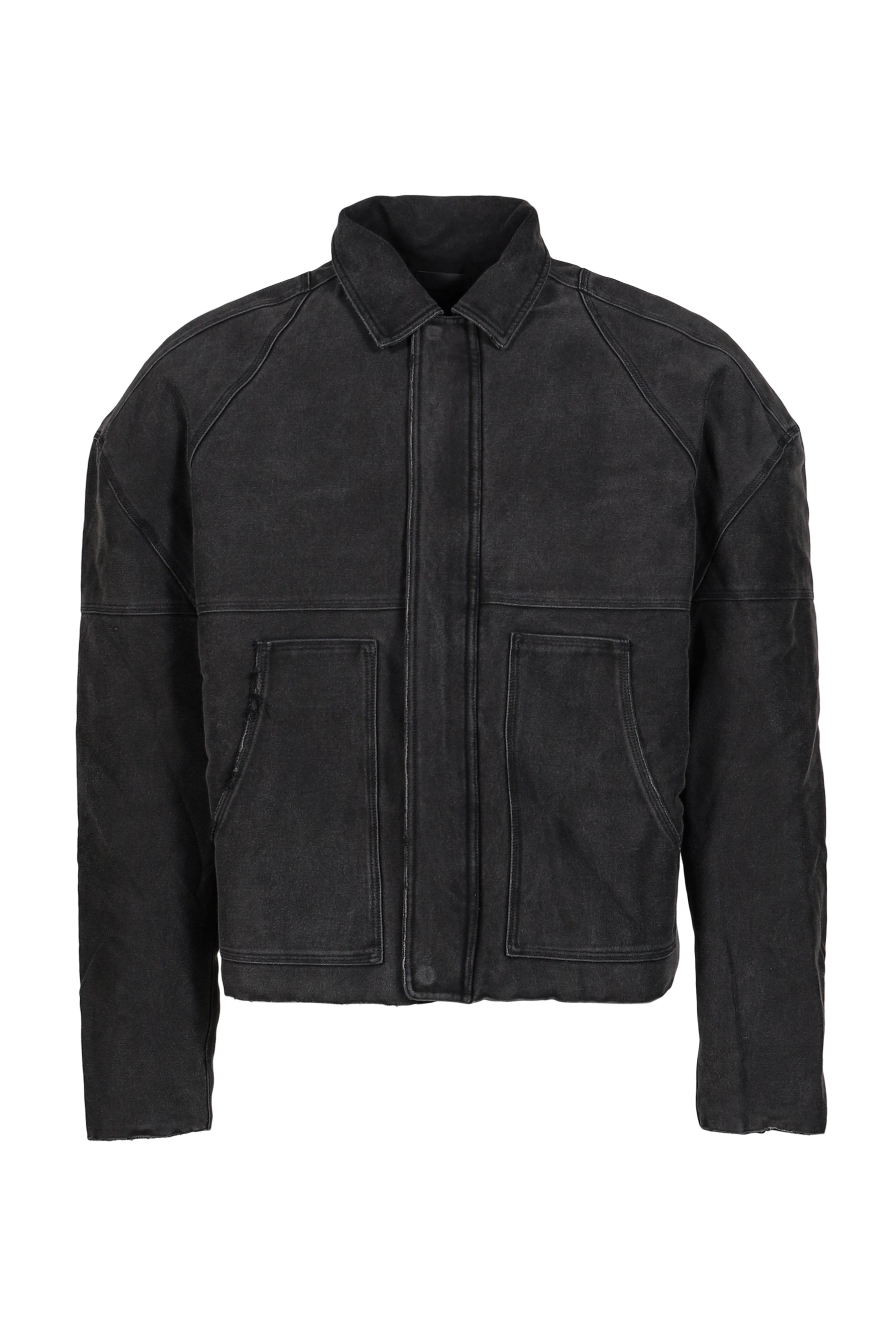 BULWARK MOLESKIN TRUCKER JACKET / WASHED BLK