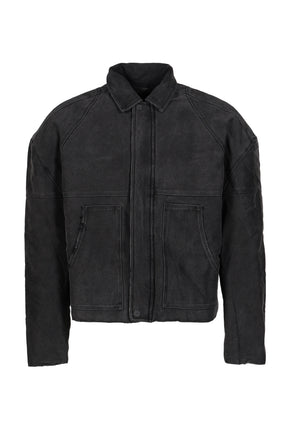 BULWARK MOLESKIN TRUCKER JACKET / WASHED BLK