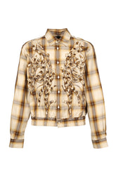 EMBROIDERED BLOUSON SHIRT / BEI