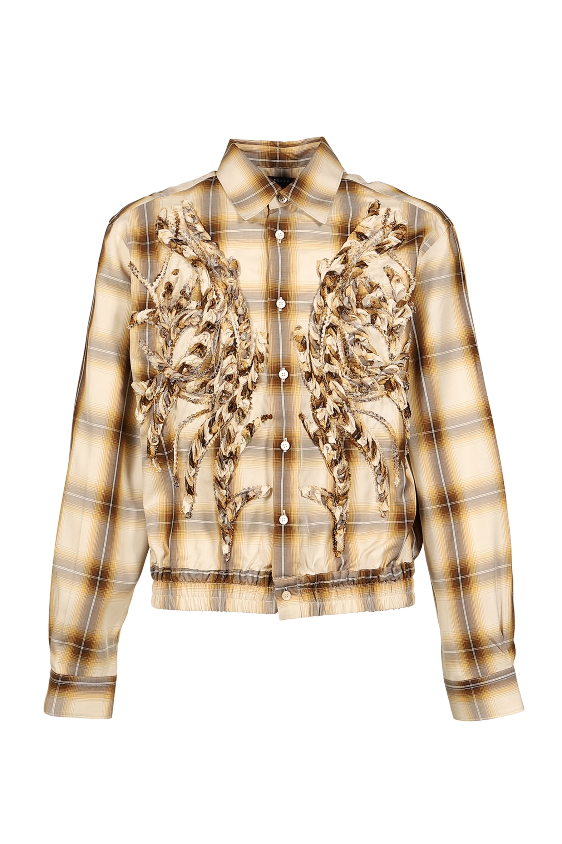 EMBROIDERED BLOUSON SHIRT / BEI