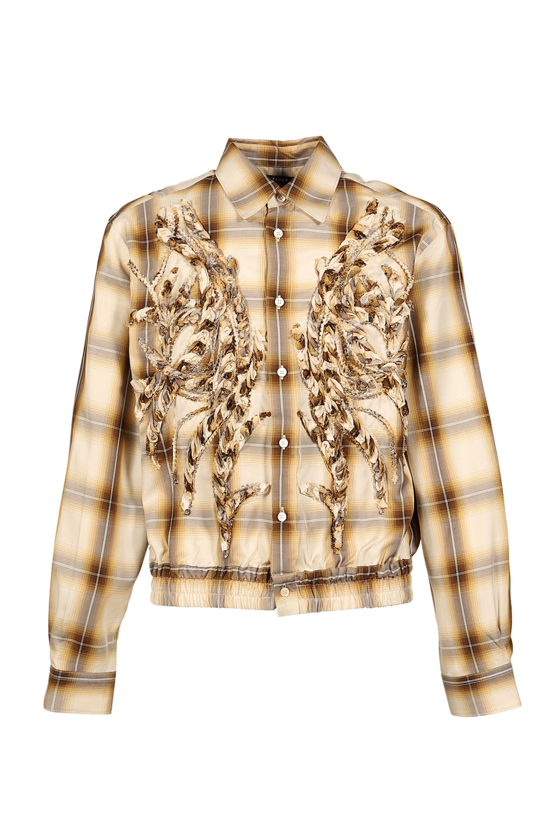 EMBROIDERED BLOUSON SHIRT / BEI