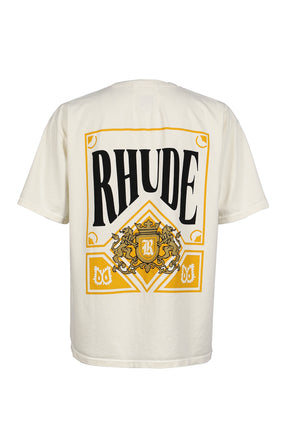 RHUDE PLAYING CARD TEE / WHT