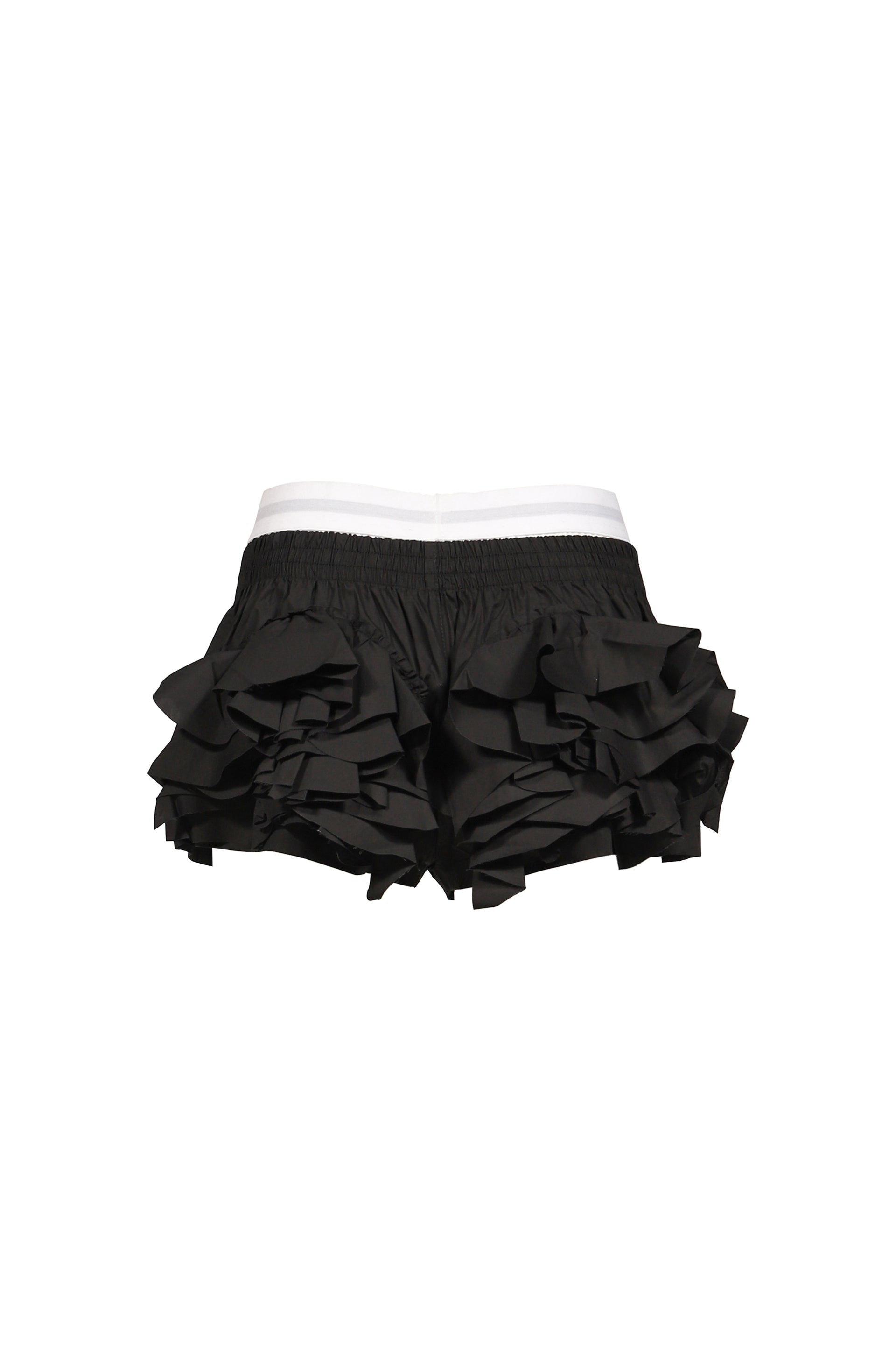 RUFFLE BOXERS / BLK