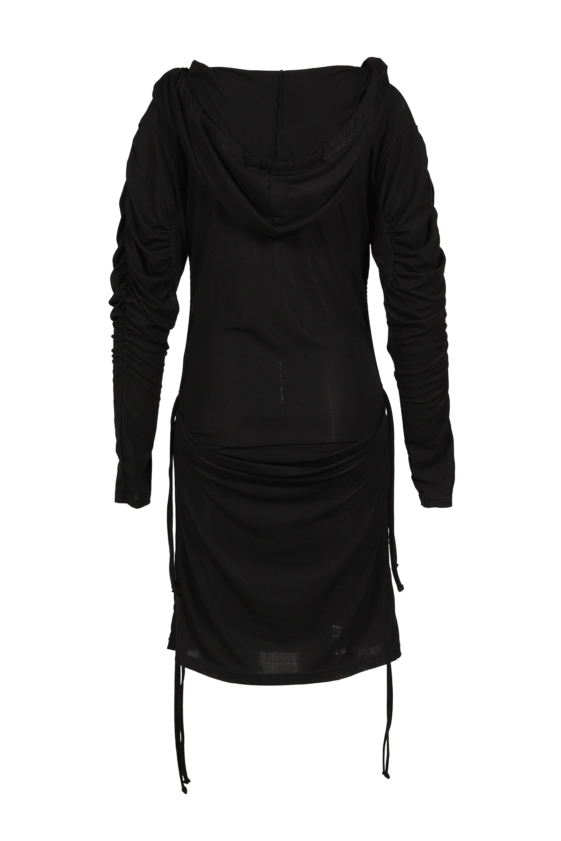 GALLIANO VIBES HOODIE T-DRESS / BLK