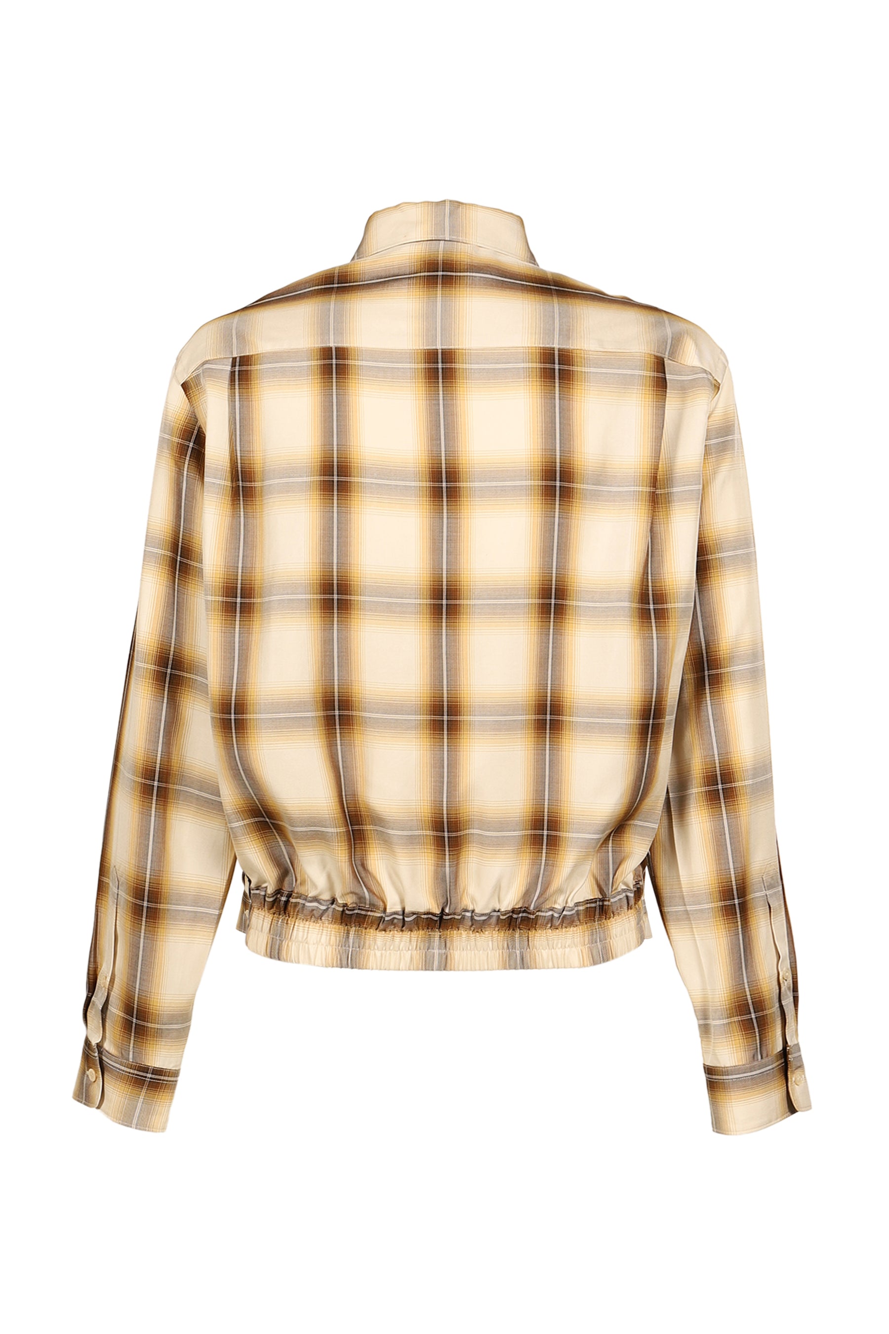 EMBROIDERED BLOUSON SHIRT / BEI