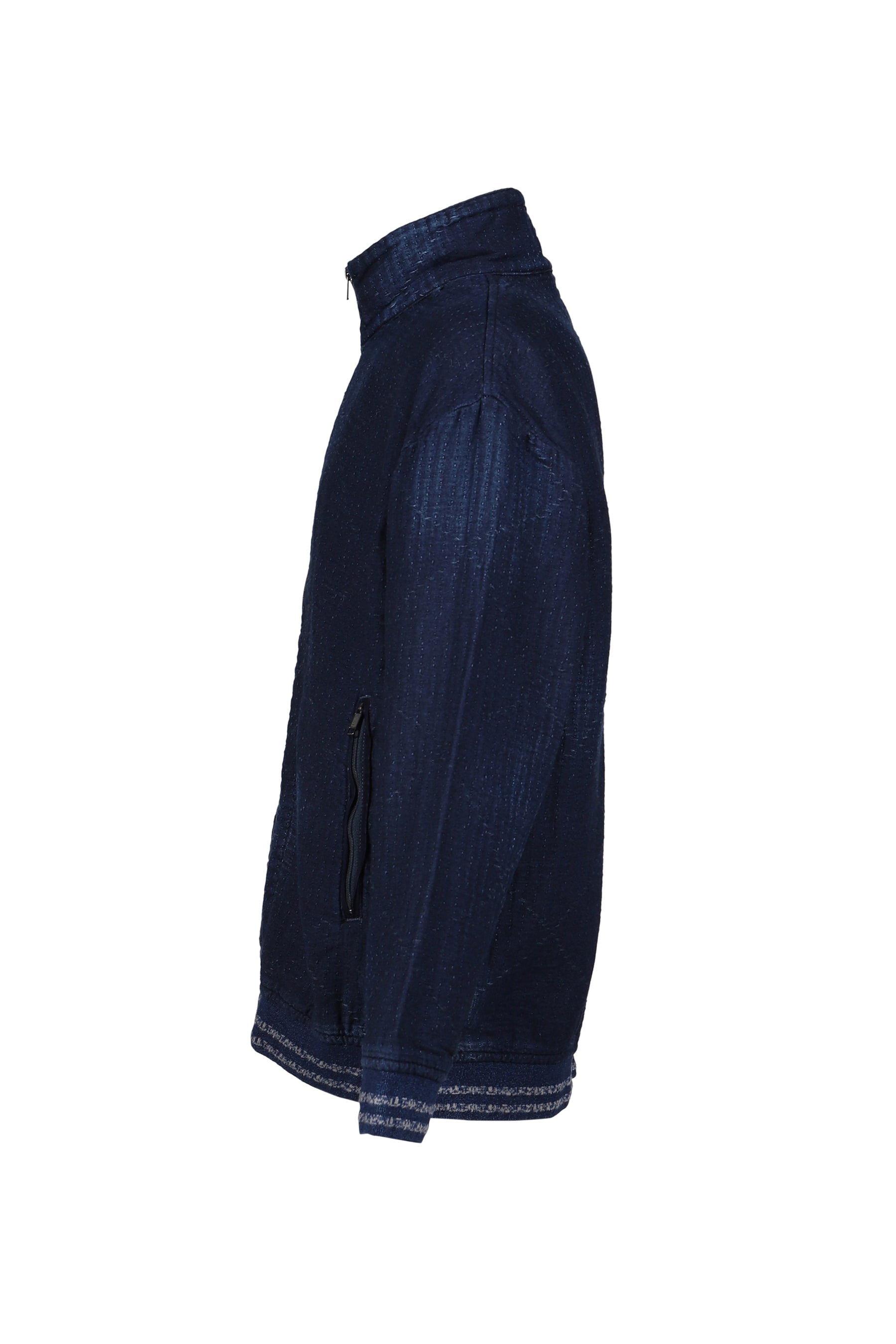 SEA ISLAND SASHIKO TRACK JACKET (LIMITED) / BLU