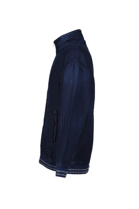 SEA ISLAND SASHIKO TRACK JACKET (LIMITED) / BLU