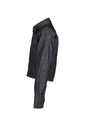 RH CROPPED DENIM SHIRT / RAW IND