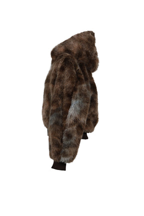 VANESSA FUR N2B JACKET / BRW