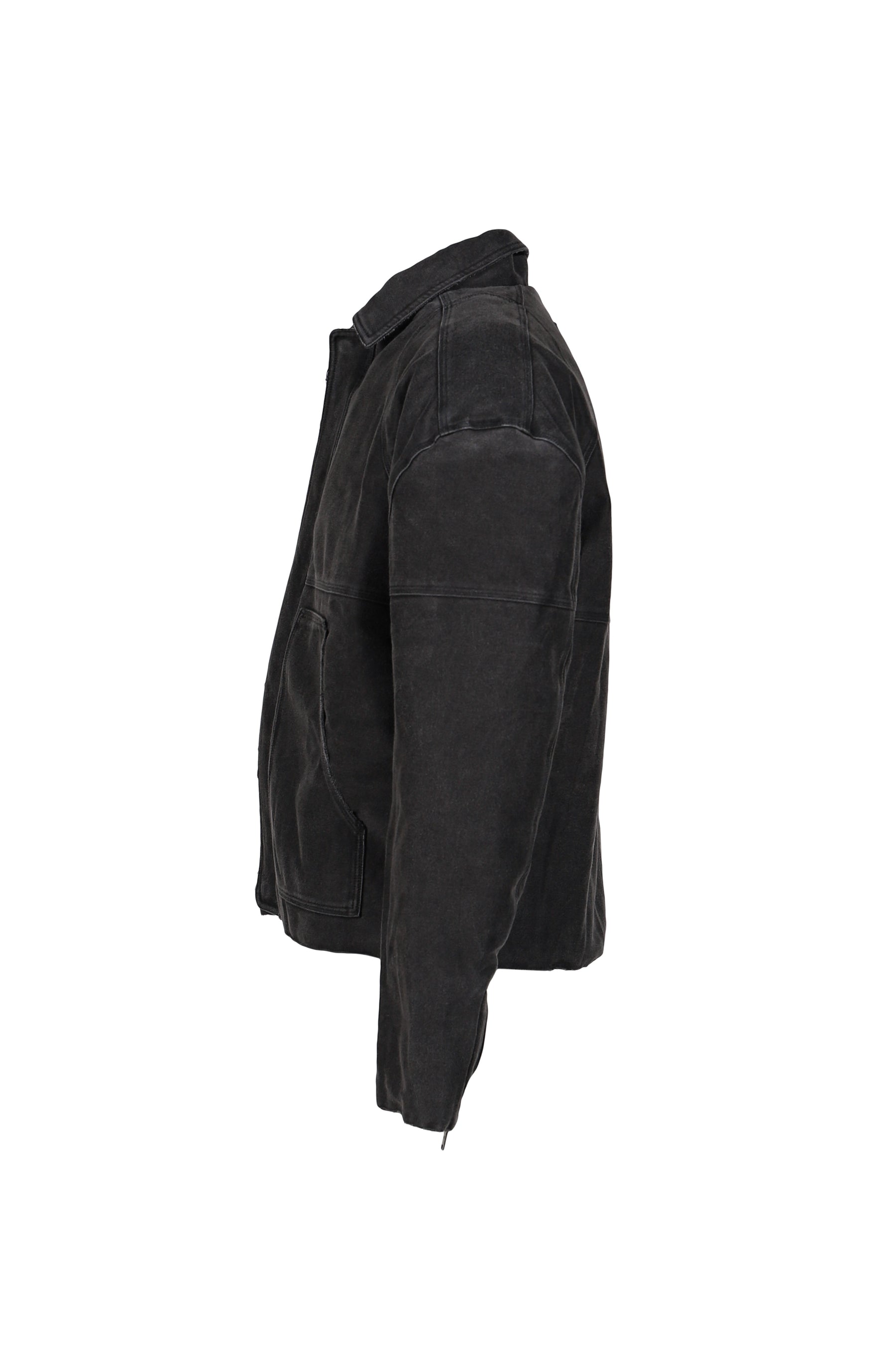 BULWARK MOLESKIN TRUCKER JACKET / WASHED BLK