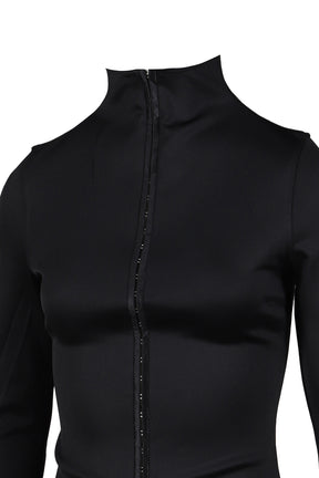 HOOK AND EYE JACKET / BLK