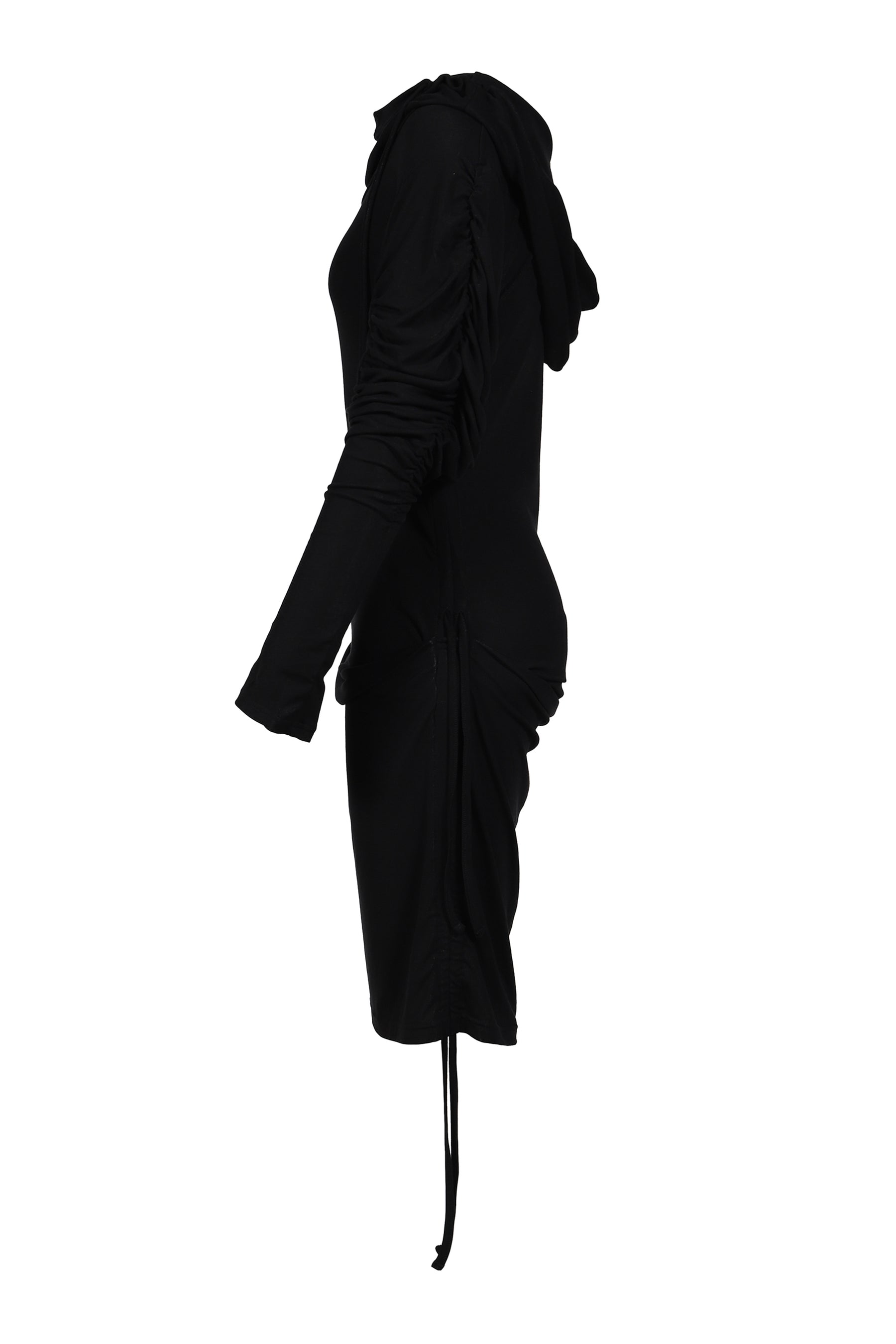 GALLIANO VIBES HOODIE T-DRESS / BLK