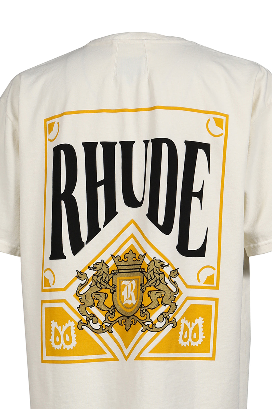 RHUDE ルード SS26 RHUDE PLAYING CARD TEE / WHT - NUBIAN ヌビアン