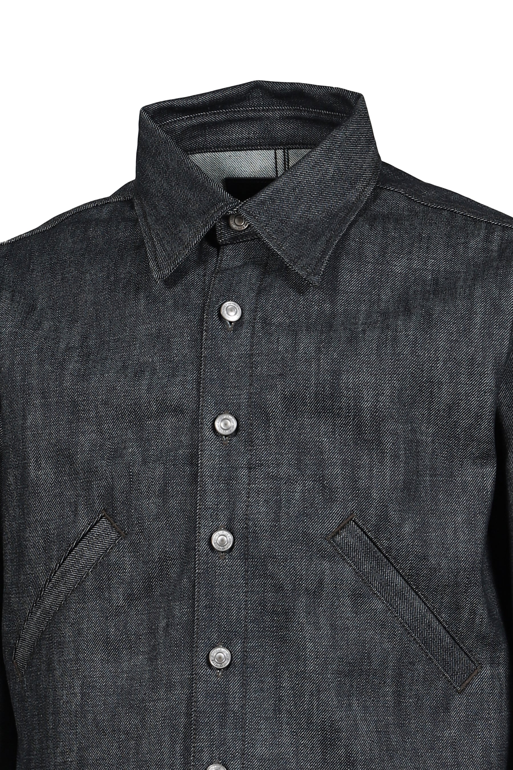 RH CROPPED DENIM SHIRT / RAW IND