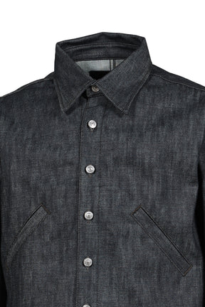 RH CROPPED DENIM SHIRT / RAW IND