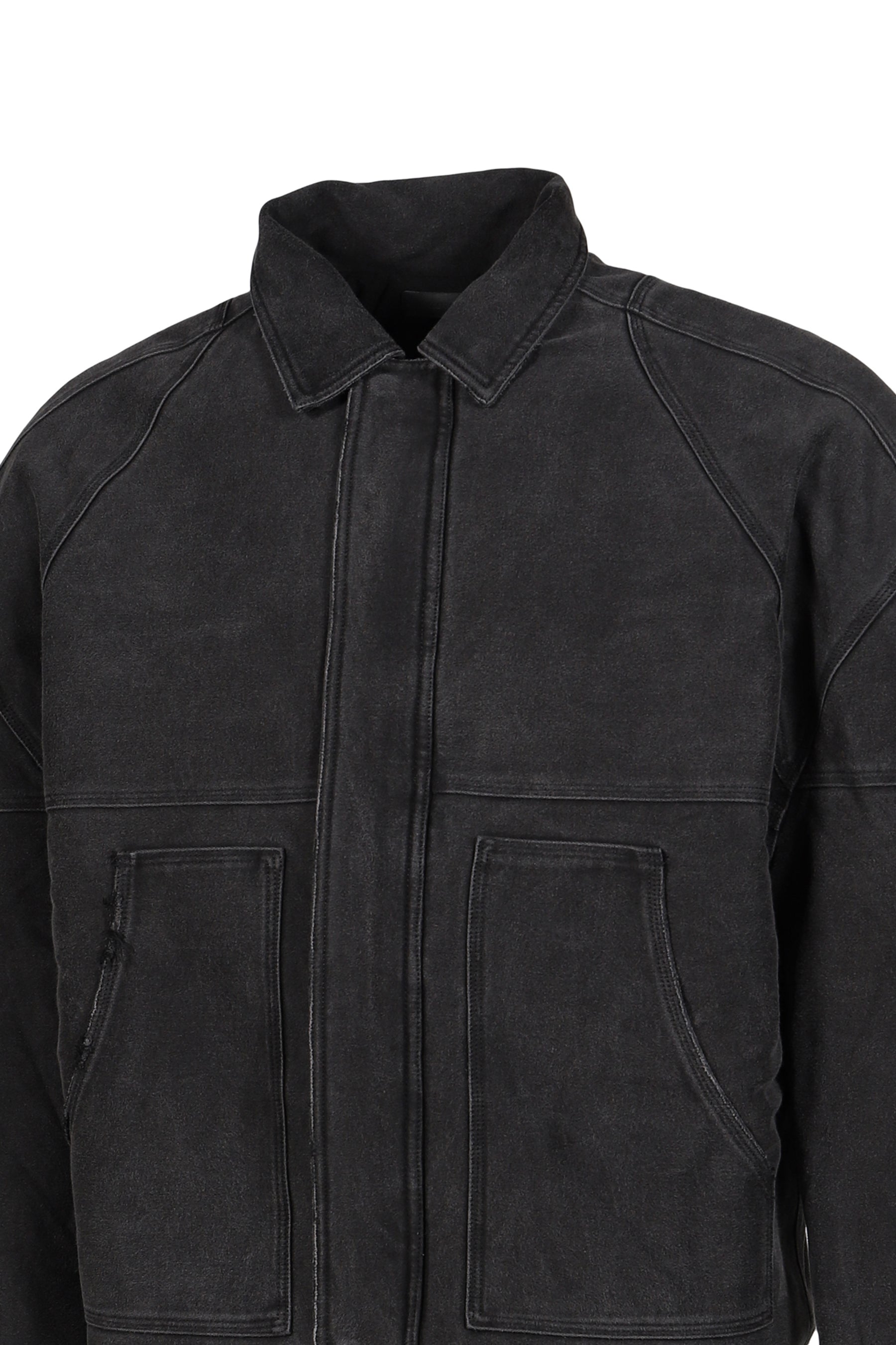 BULWARK MOLESKIN TRUCKER JACKET / WASHED BLK