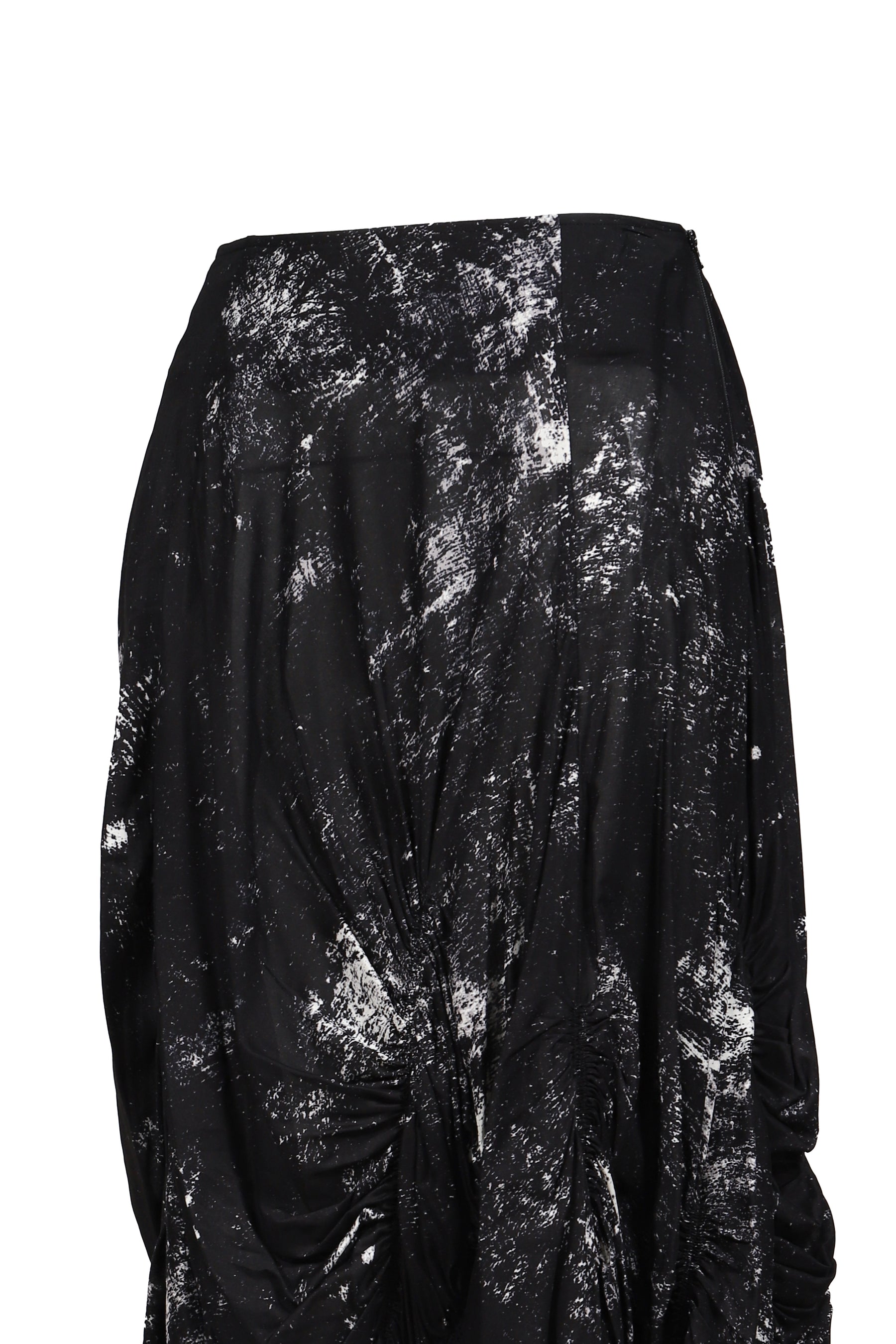 GALAXY PT GATHER SKIRT / BLK