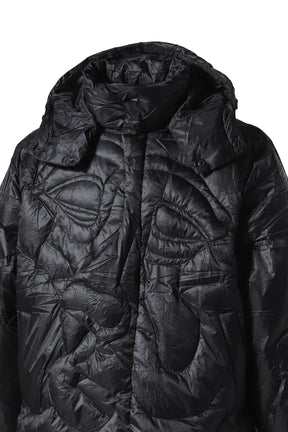 KISSING PUFFER-BLACK / BLK