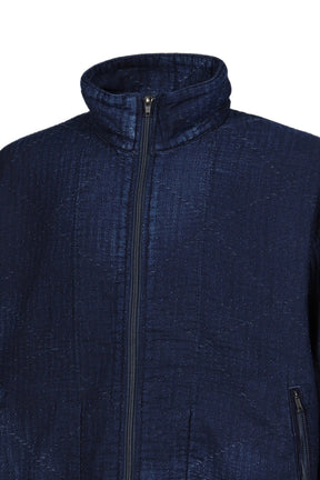 SEA ISLAND SASHIKO TRACK JACKET (LIMITED) / BLU