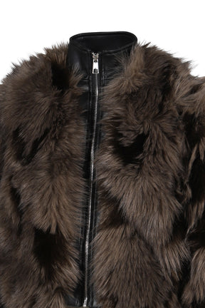 LILLET PATCHWORK BOMBER / CEDAR MULTI