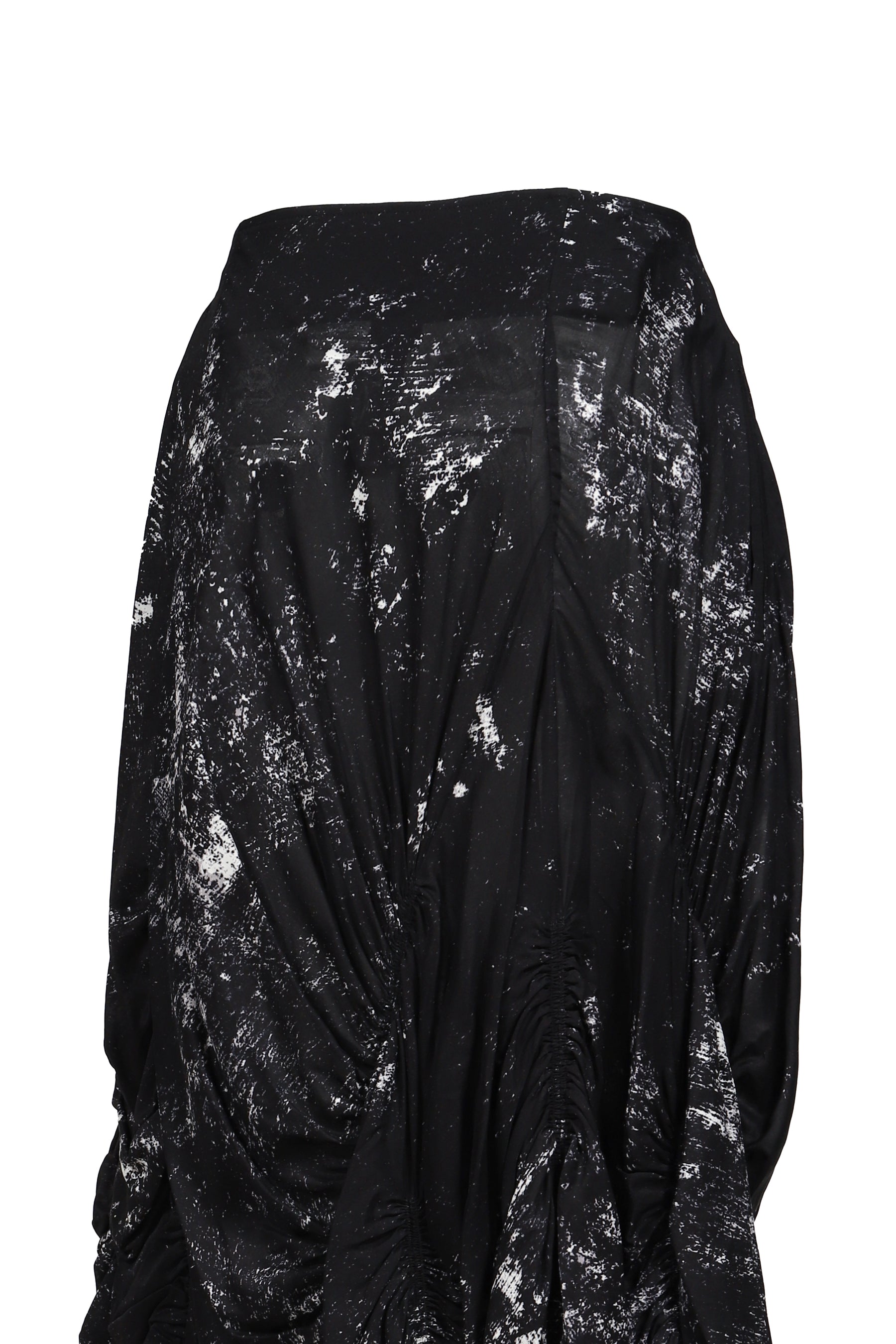 GALAXY PT GATHER SKIRT / BLK
