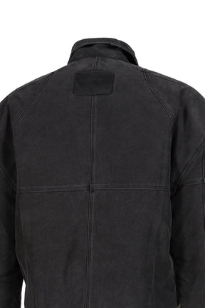 BULWARK MOLESKIN TRUCKER JACKET / WASHED BLK