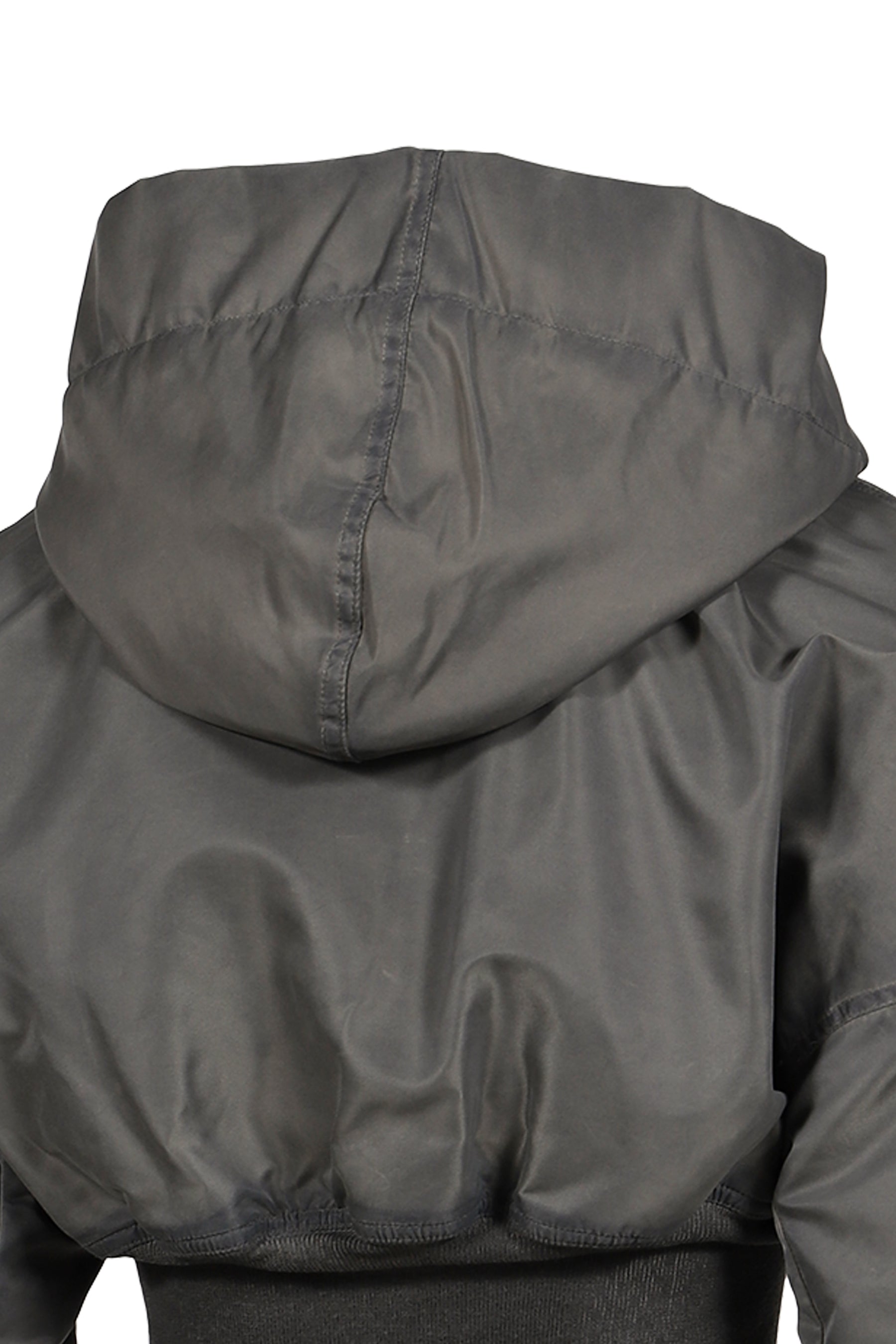HOODED CROPPED FLIGHT / DRK DUST