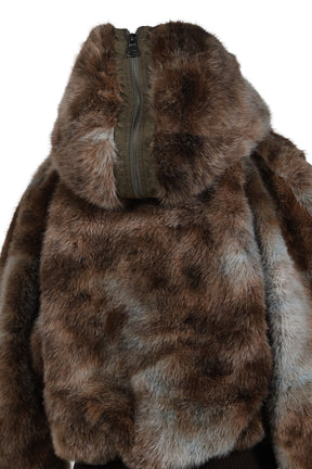 VANESSA FUR N2B JACKET / BRW