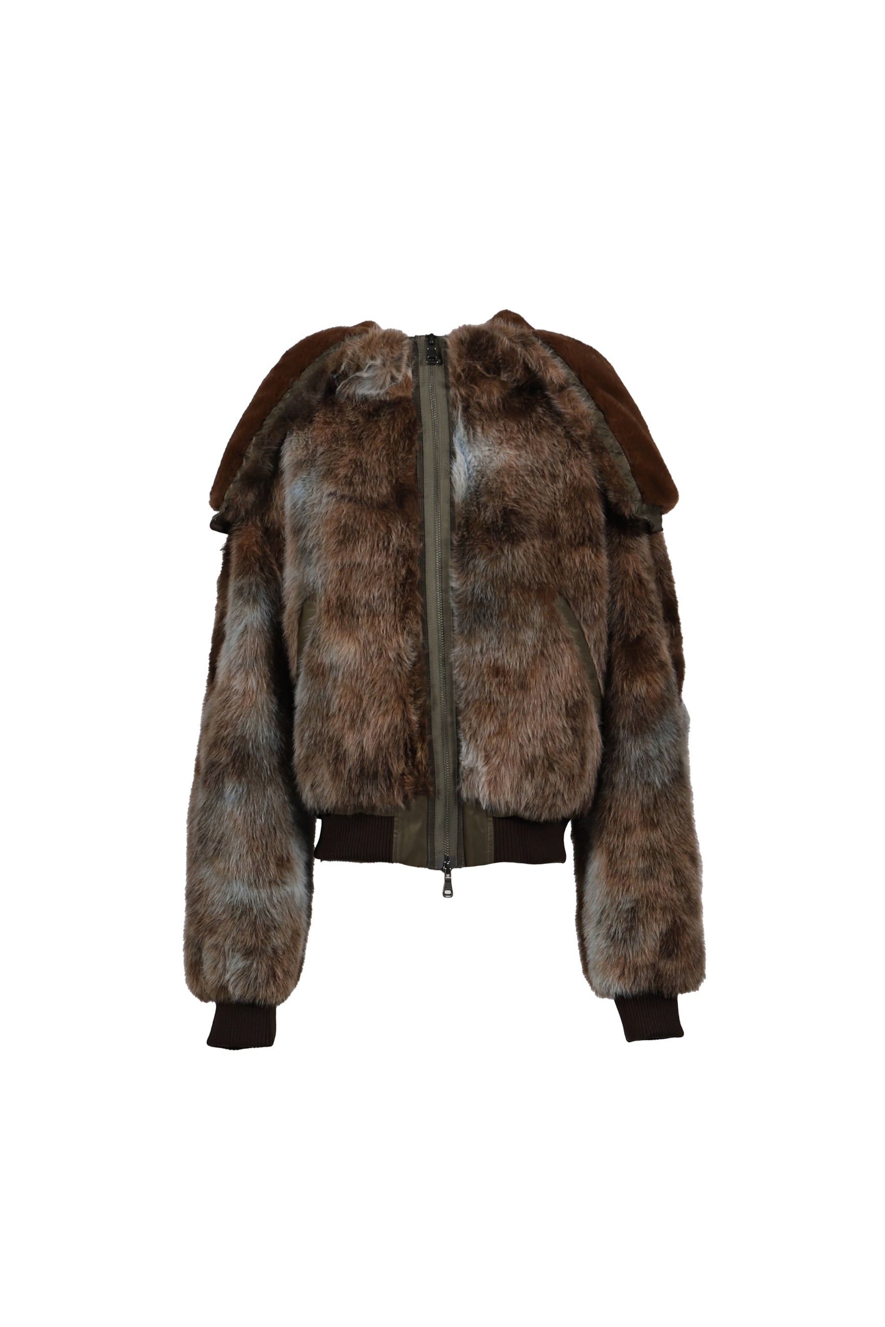 VANESSA FUR N2B JACKET / BRW