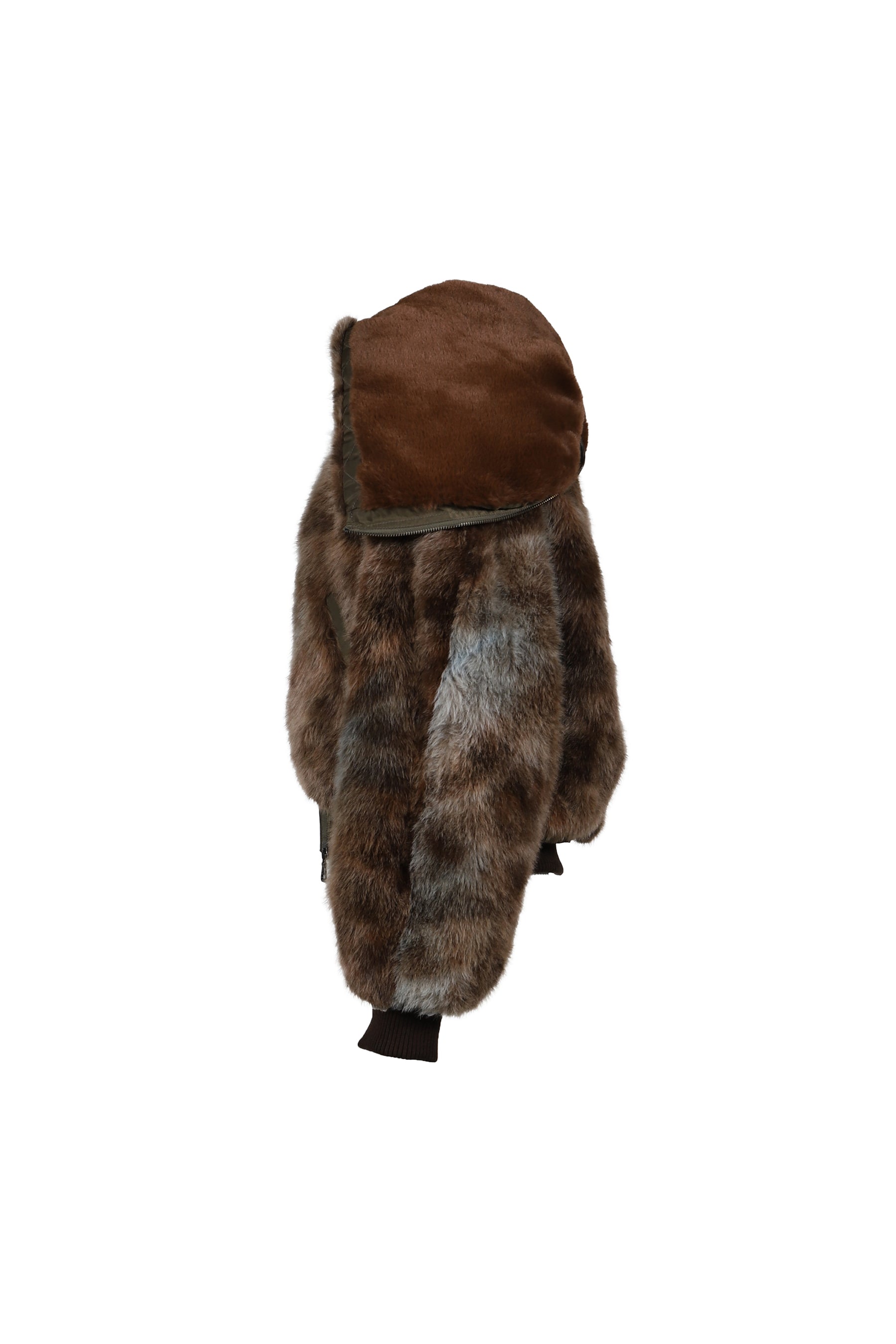 VANESSA FUR N2B JACKET / BRW