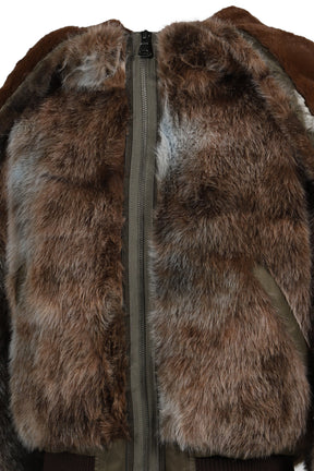 VANESSA FUR N2B JACKET / BRW