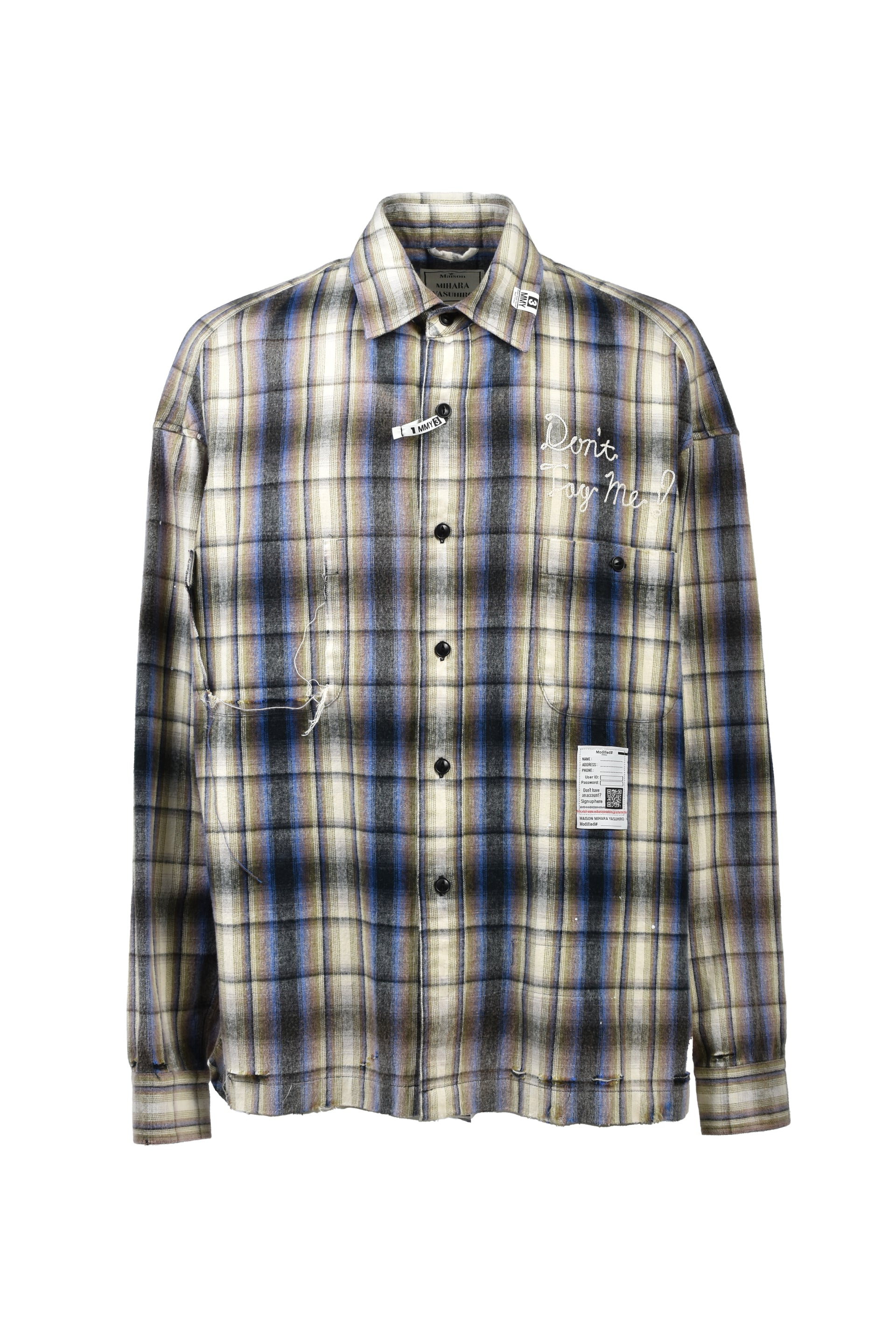 VINTAGE LIKE CHECK L/S SHIRTS / BEI