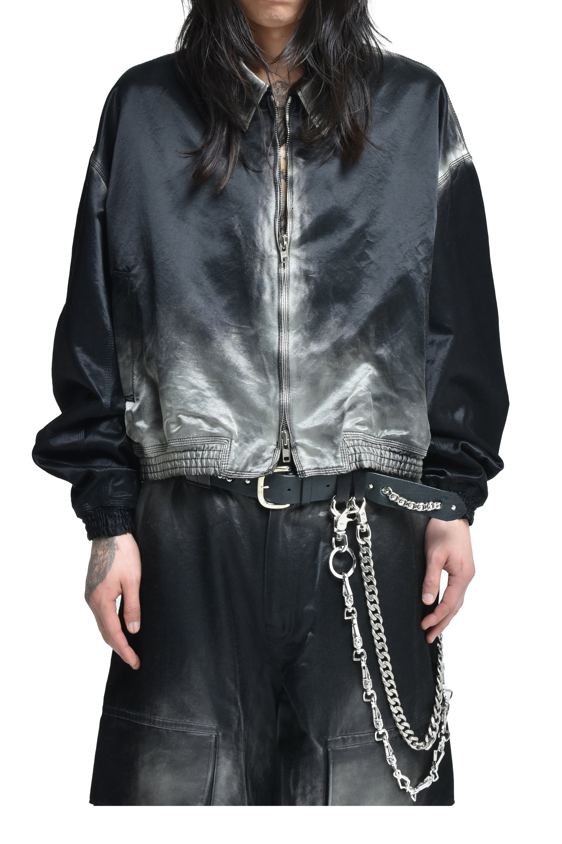 FADED WORKER JACKET / FADED BLK 