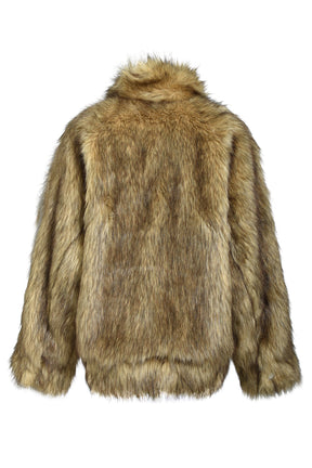 el conductorH コンダクター FW25 CHEMICAL FUR BLOUSON / GLD