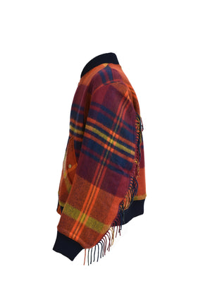 BLANKET BOMBER JACKET / ND MADRAS