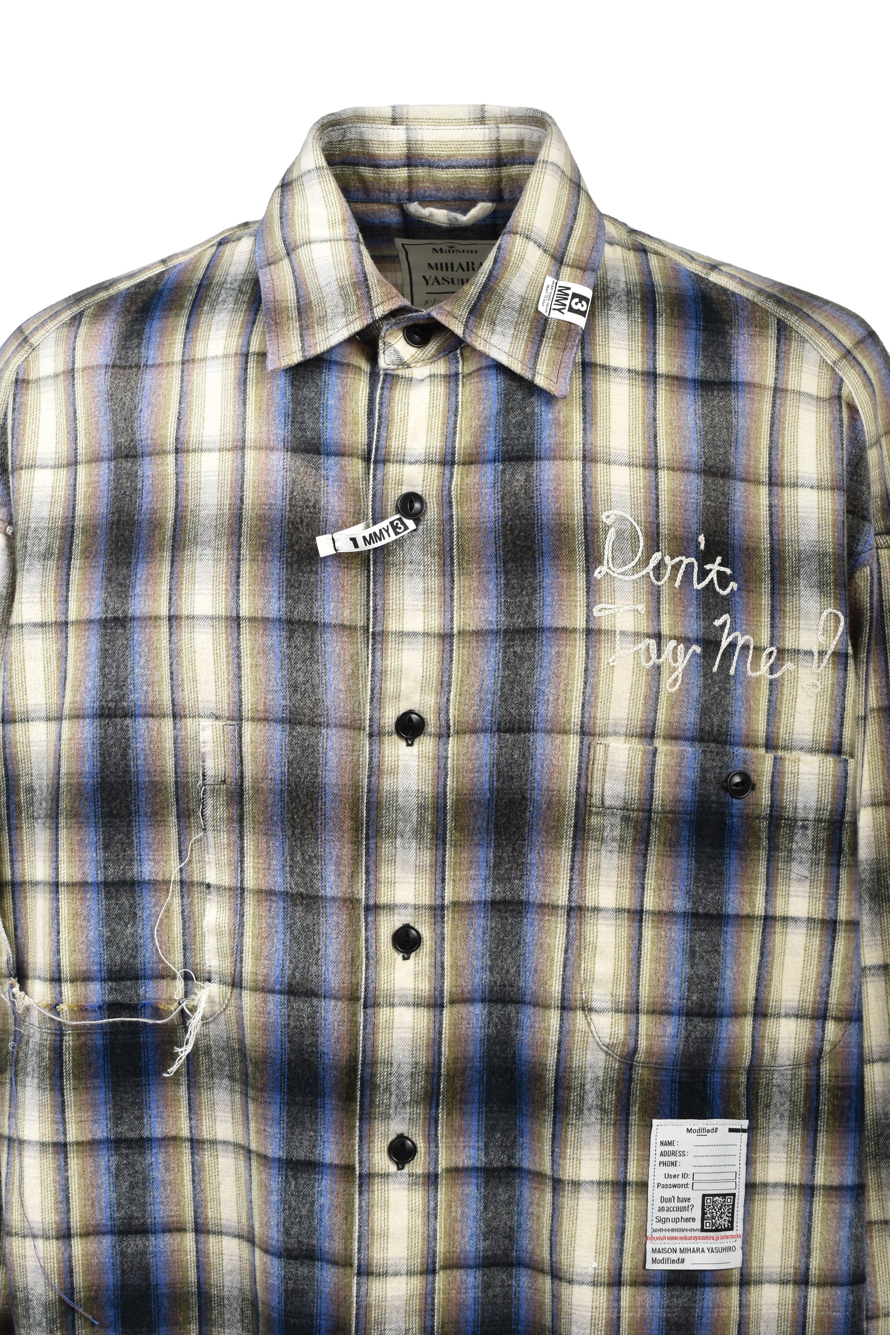 VINTAGE LIKE CHECK L/S SHIRTS / BEI