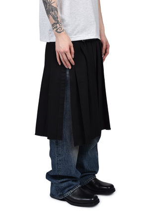 A4 COTTON KILT / BLK