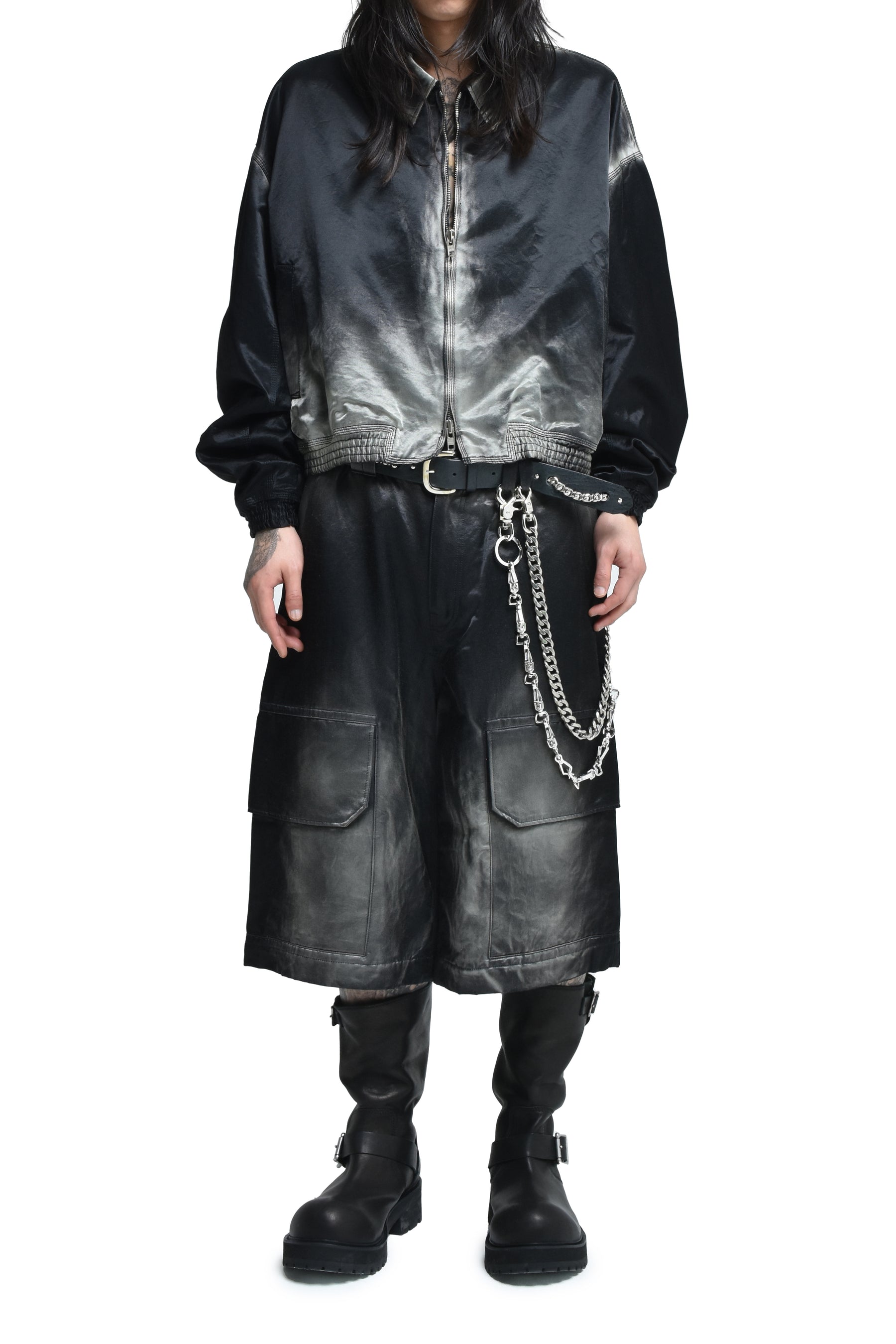 FADED WORKER JACKET / FADED BLK 