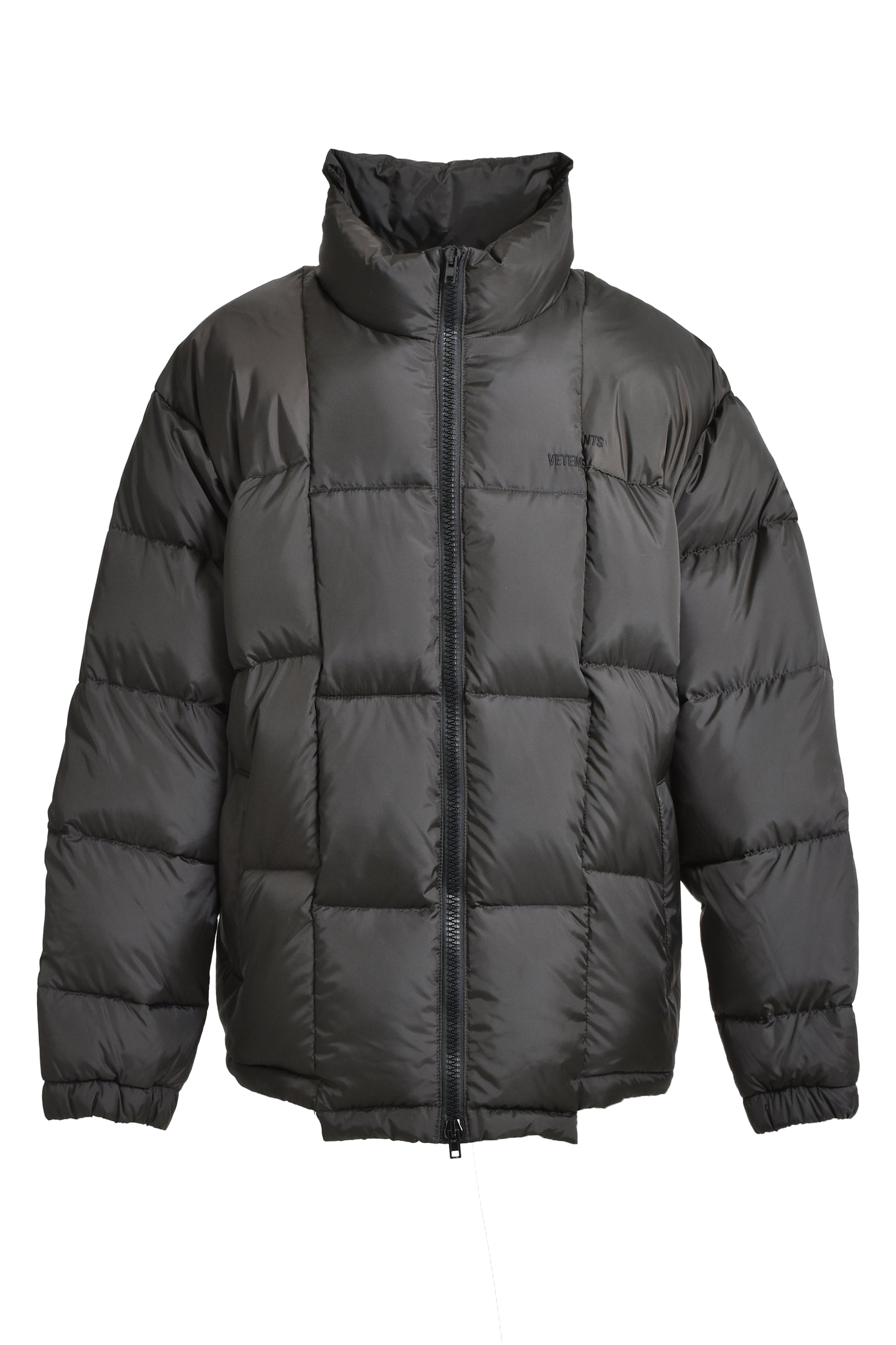 CUT-UP PUFFER JACKET / BLK