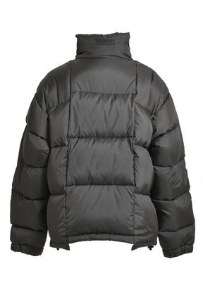 CUT-UP PUFFER JACKET / BLK