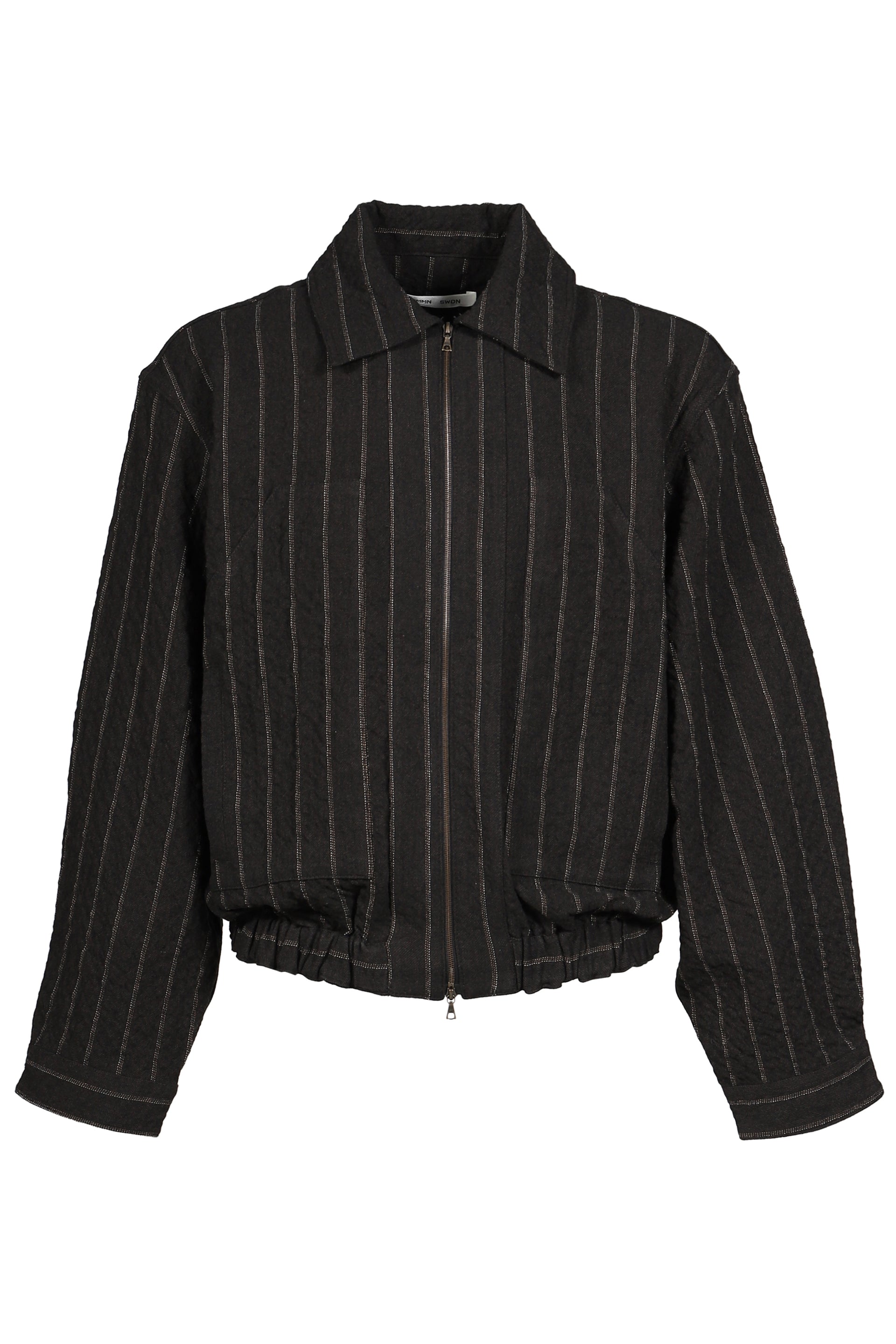 ARES ZIP BLOUSON / BRW STRIPE