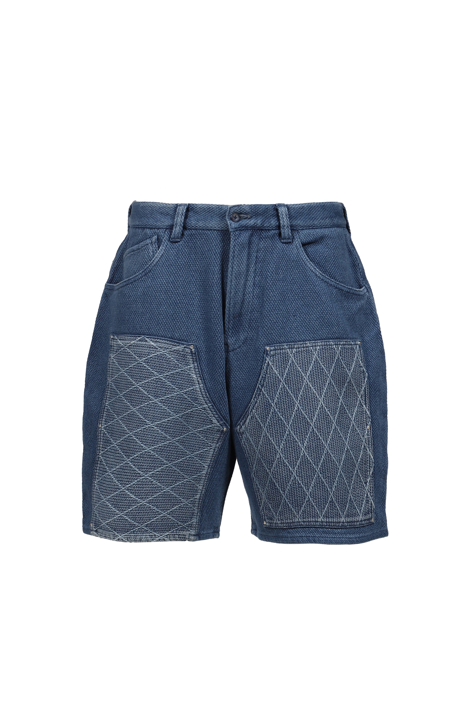 PC KENDO SHORTS W / LOVE & PEACE SILVER CUSTOM / BLU