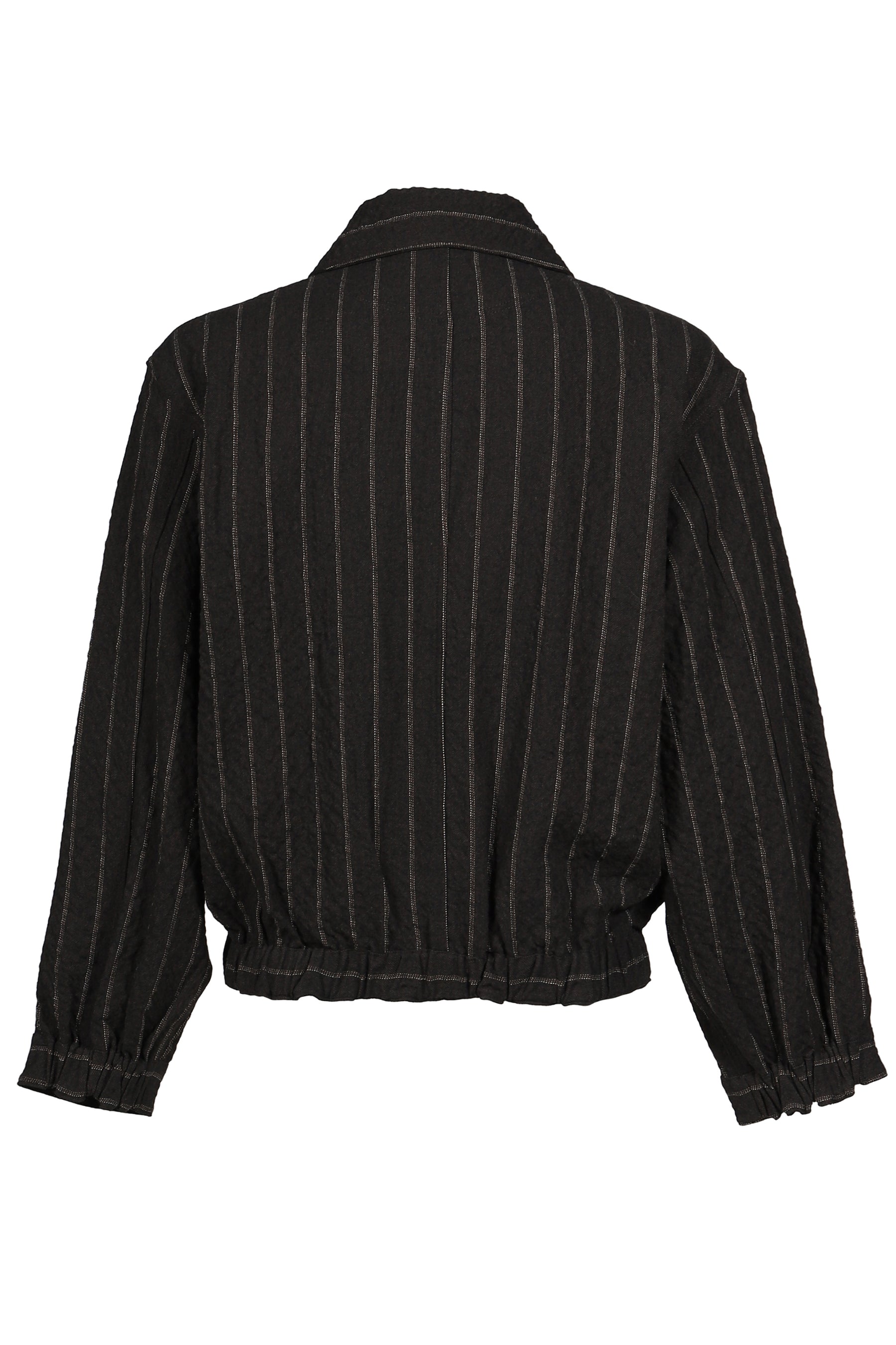 ARES ZIP BLOUSON / BRW STRIPE