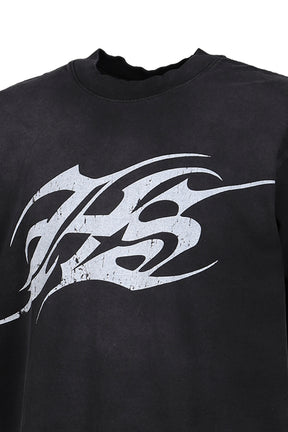 HS TATTOO LOGO T-SHIRT / BLK