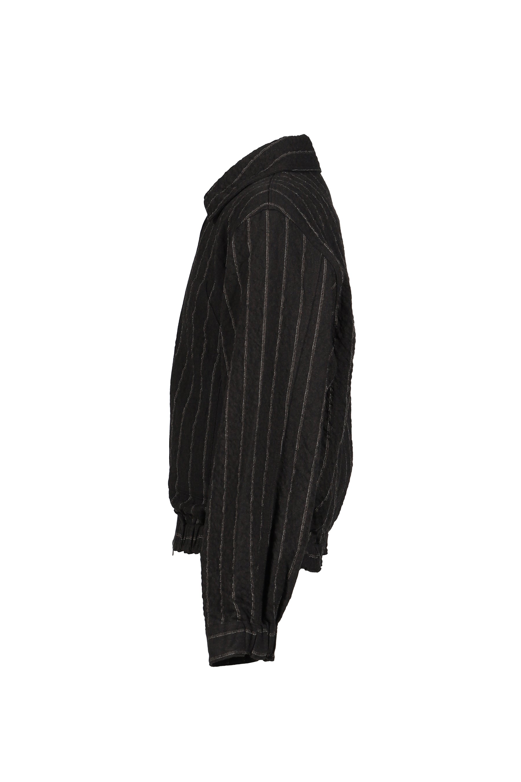 ARES ZIP BLOUSON / BRW STRIPE